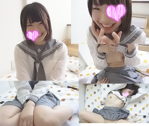 中学生　膨らみかけセ－ラ－服　ハメ撮り　無修正 コアコア - 都内のセーラー服 ともか 援ハメ撮り 中出し 男の自宅で無許可膣内射精（制服）